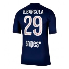 Paris Saint-Germain Bradley Barcola #29 Hjemmedrakt 2025-26 Kortermet